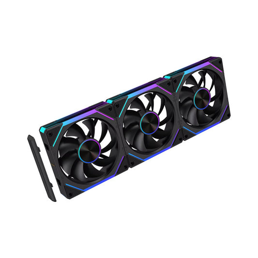 Nyanga -Pack of 3 ARGB Mirror Black (Forward Fans)