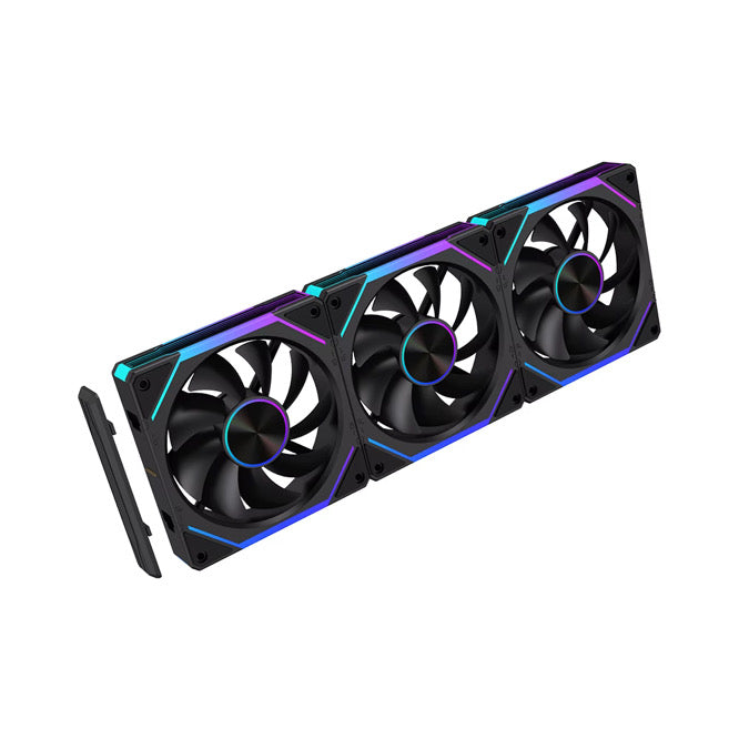 Nyanga -Pack of 3 ARGB Mirror Black (Forward Fans)