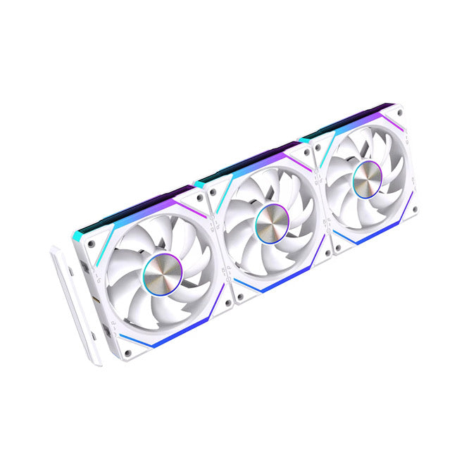 Nyanga – Pack of 3 ARGB White Fans (Reverse)