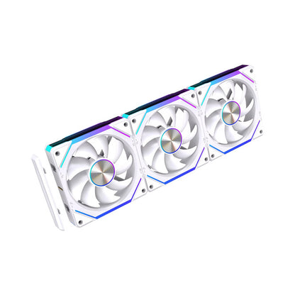 Nyanga – Pack of 3 ARGB White Fans (Forward)