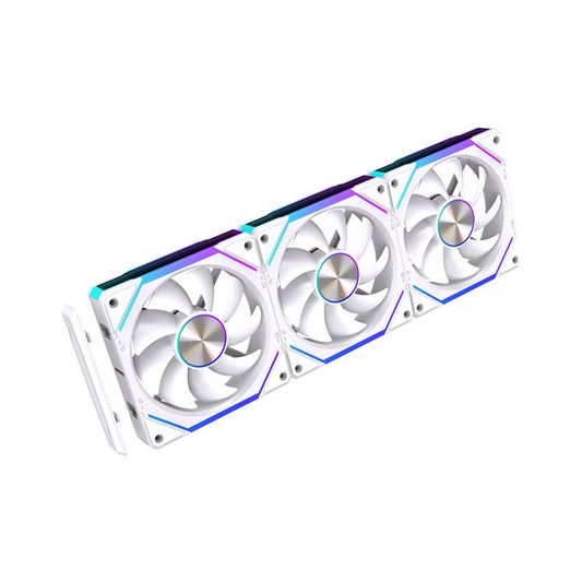 Nyanga – Pack of 3 ARGB White Fans (Forward)