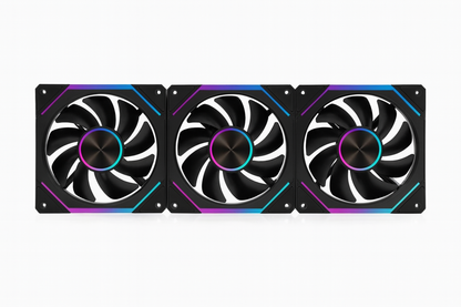 Nyanga -Pack of 3 ARGB Mirror Black (Forward Fans)